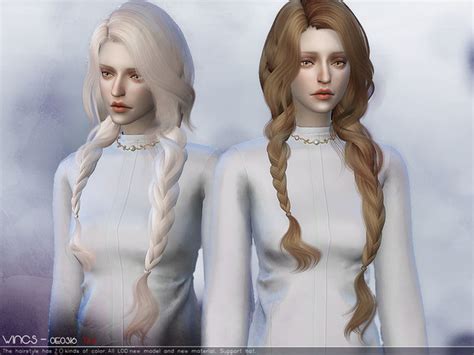 Hair Oe0316 By Wingssims Sims 4 Hair