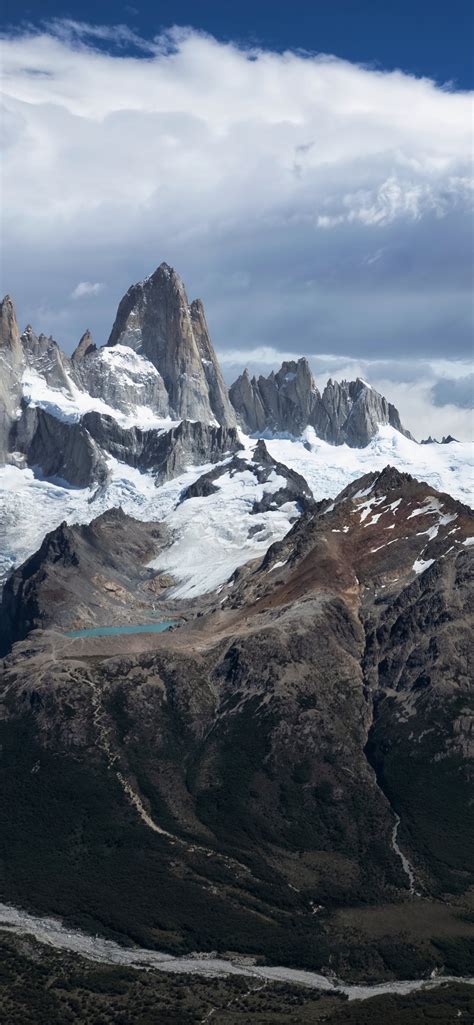 Argentina Mountains Patagonia Crag Clouds 5k Iphone Wallpapers Free