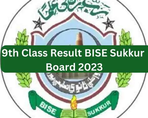 Online Bise Sukkur Board 9th Class Result 2023