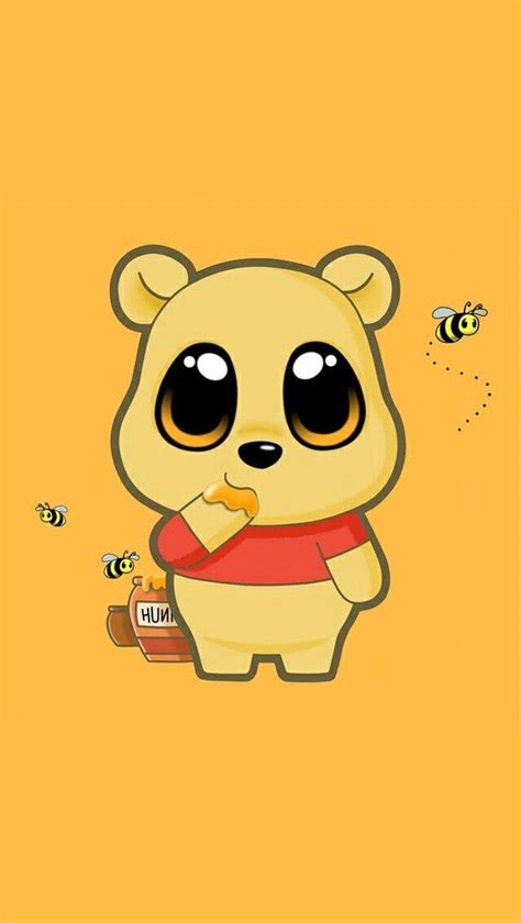 Animal Background Bear Bee Cute Cute Cartoon Wallpapers Cute
