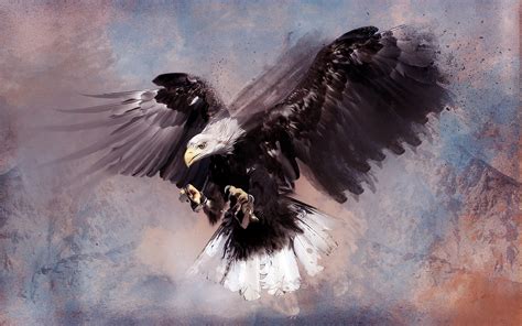 Eagle Artwork Painting Wallpaper 1920x1200 10332