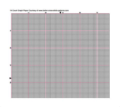 Printable 16 Count Cross Stitch Graph Paper Leisurensa