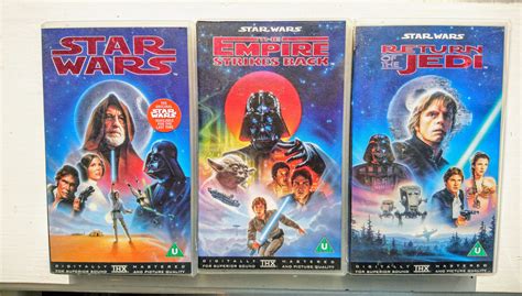 Thought The Artwork On These Original Trilogy Vhs Tapes I Thrifted Was