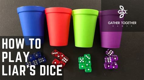 How To Play Liar S Dice Youtube Liar Dice Games Play