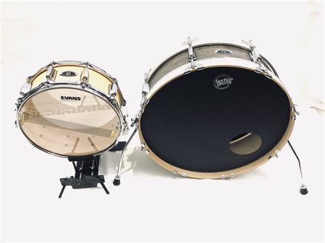 Complete Acoustic Foot Operated Drum Pack Side Kick Drums