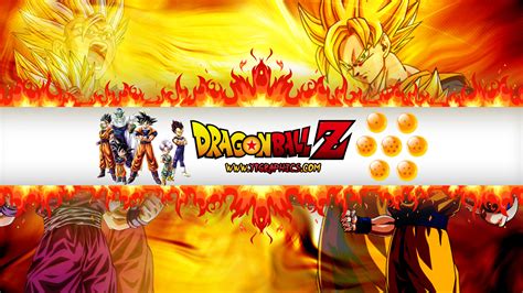 Фэнтези, боевики, приключения, аниме страна: Dragon Ball Z - YouTube Channel Art Banners