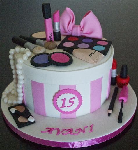 Plain yogurt with up to 2% fat is preferred. Girl loves make- up | Make up cake, Makeup birthday cakes, Cool birthday cakes