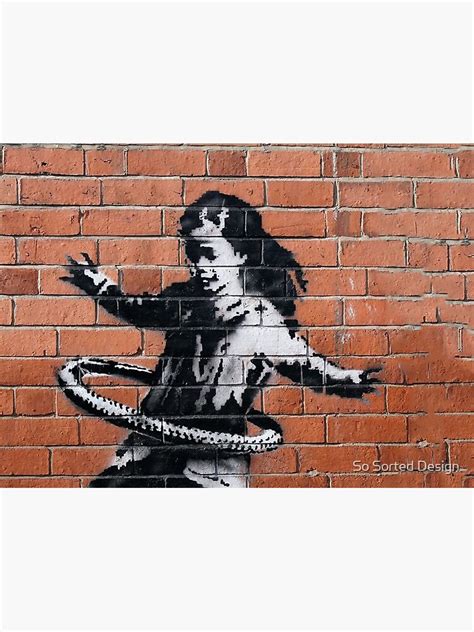Banksy Hula Hooping Girl Mask For Sale By Oomphdesignprin Redbubble