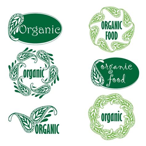 Farm Fresh Organic Food Label Badge Or Seal Vector Illustrati