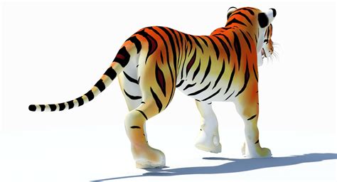 Cartoon Tiger Cat Animation 3d Max