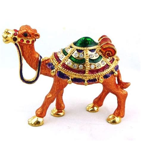 Sevenbees hand painted enameled camel figurine decorative hinged jewelry trinket box. Pin on Awesomeness