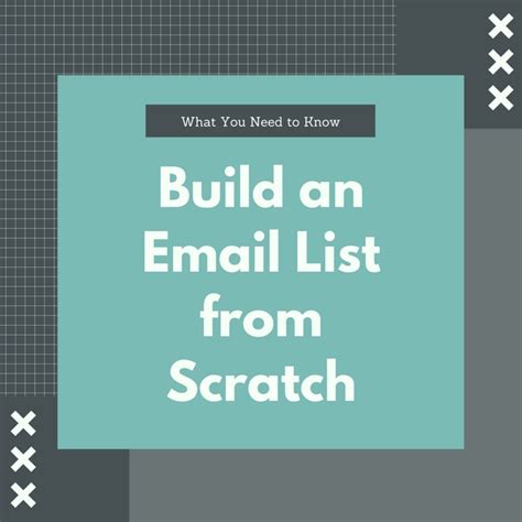 Erstellen Sie eine E Mail Marketing Liste von Grund auf neu Was Sie wissen müssen Branchen