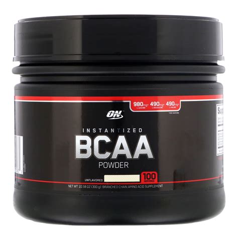 Optimum Nutrition Instantized Bcaa Powder Unflavored 1058 Oz 300 G