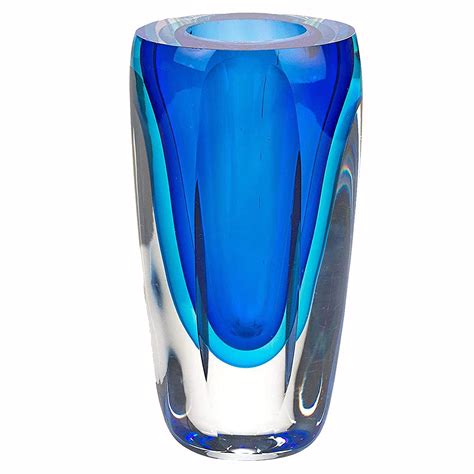 Buy Badash Azure Murano Style Art Glass 6 Inch Vase Online At Low