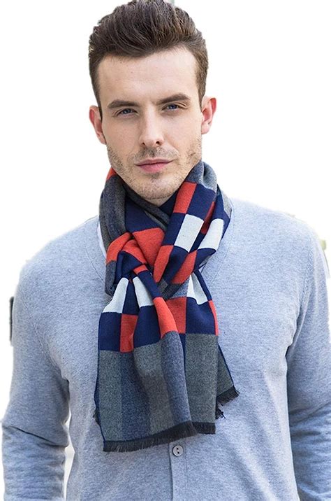 Mens Winter Scarf Knit Scarf Casual Warm Business Special Style