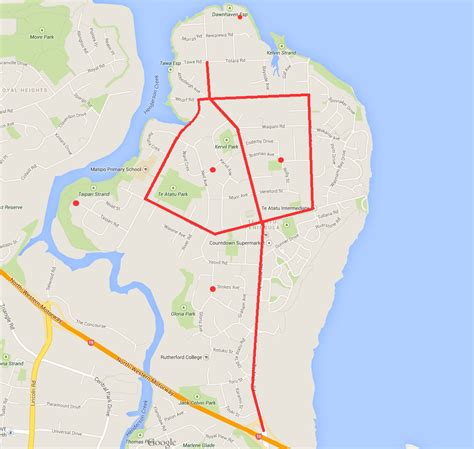 Auckland Map Suburbs