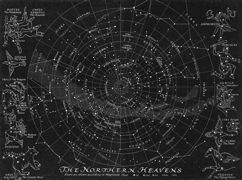 Map Of The Northern Stars By Bryonie Porter