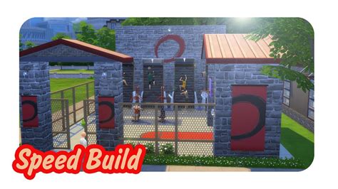 Rock Climbing Gym The Sims 4 Speed Build Youtube