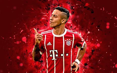 It is one of the most famous football clubs of the world. Download wallpapers Thiago Alcantara, 4k, abstract art ...