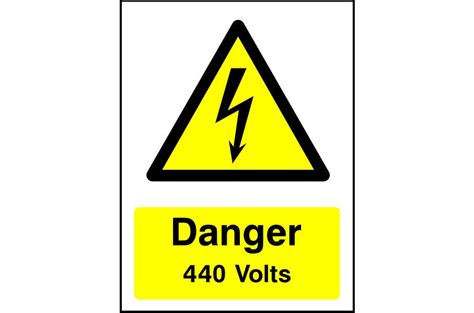 Danger 440 Volts Safety Sign Sk Signs And Labels Sk Signs And Labels Ltd
