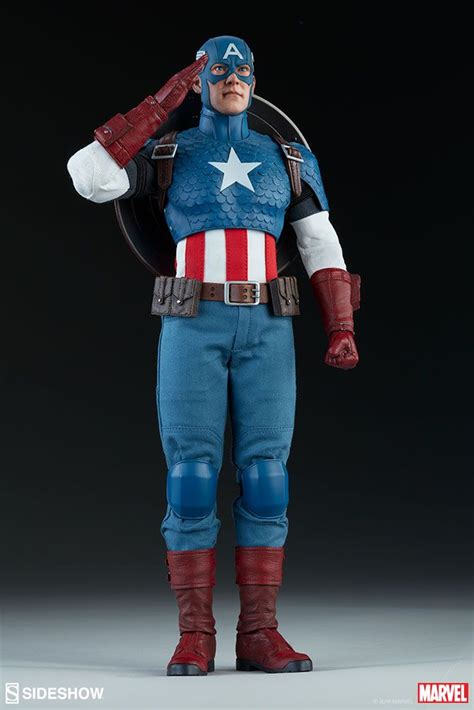 Marvel Comics Captain America 16 Scale Sideshow Collectibles