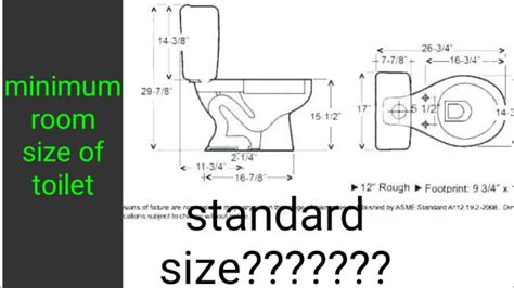 Maybe you would like to learn more about one of these? Minimum space required for toilet/bathroom, standard size ...