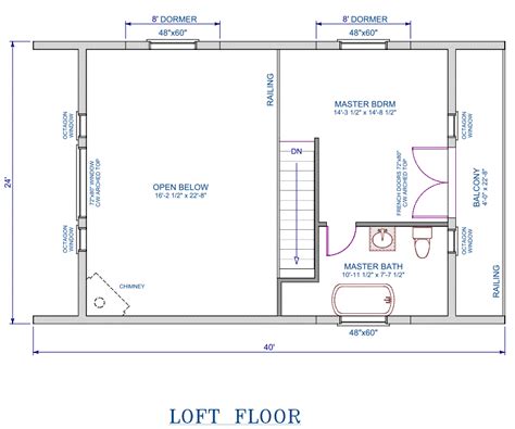 Log Cottage Floor Plan 24x32 768 Square Feet