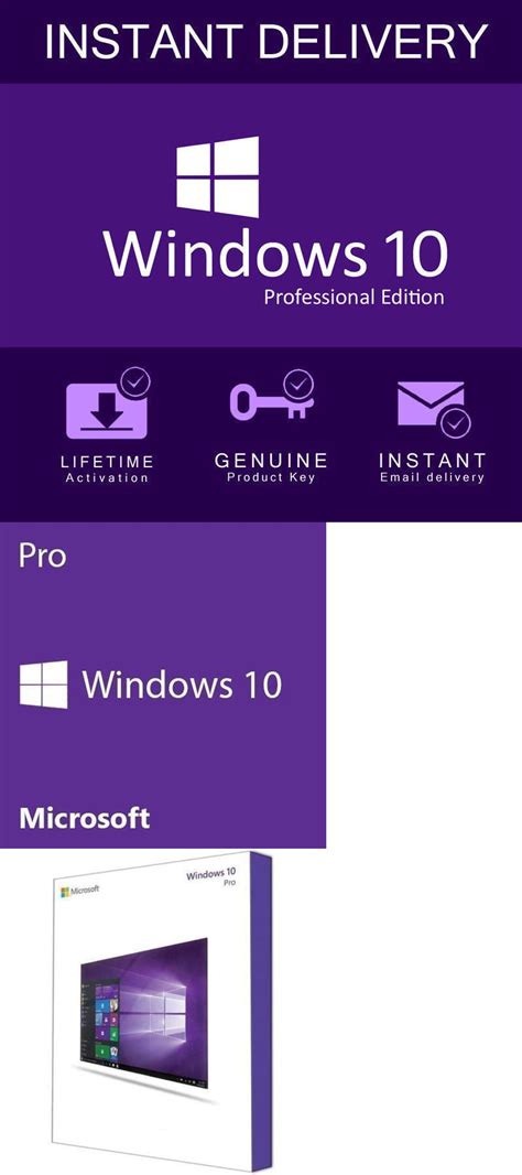 Microsoft Windows 10 Pro 64 Bit Full Version Software For Sale Online
