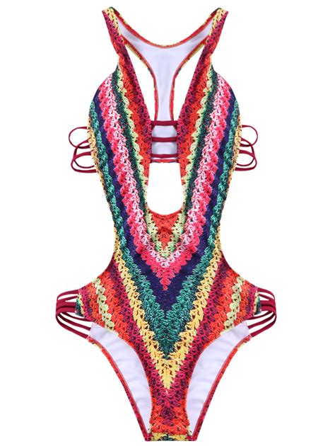 Awasome Red High Cut One Piece Swimsuit References Melumibeautycloud