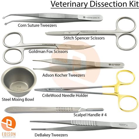 Surgical Dissection Instruments Medical Students Dissecting Kit Surgical Tools Ebay