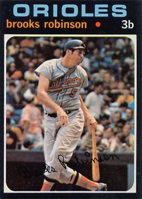 Brooks robinson baseball cards ebay. 1971 Topps Brooks Robinson #300 Baseball Card Value Price ...