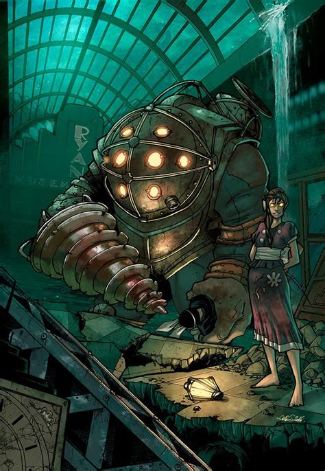 Fanart Bioshock Color By Logicfun Bioshock Bioshock Artwork Bioshock Game