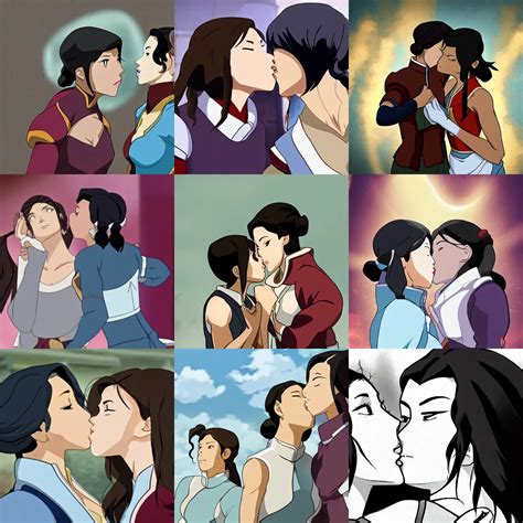 Korra And Asami From Avatar Kissing Stable Diffusion OpenArt