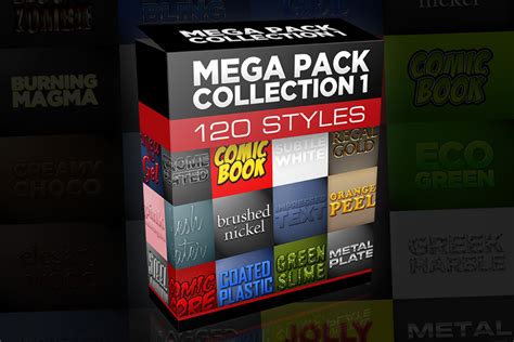 Photoshop Styles Mega Pack Collection 1 Design Panoply