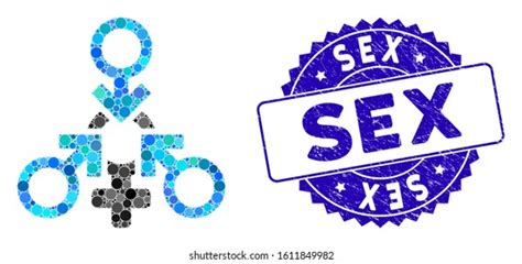 Mosaic Triple Penetration Sex Icon Grunge Stock Vector Royalty Free 1611849982 Shutterstock