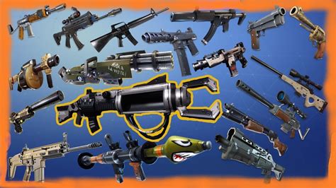 In this video, i show you guys as many guns in fortnite with the real life guns through my own personal collection. ALL WEAPONS + Secret Gun (Zapotron) | Fortnite Battle ...