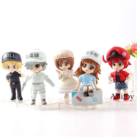 Hataraku Saibou Cells At Work Macrophage Platelet White Red Blood Cell Killer T Cell Q Version