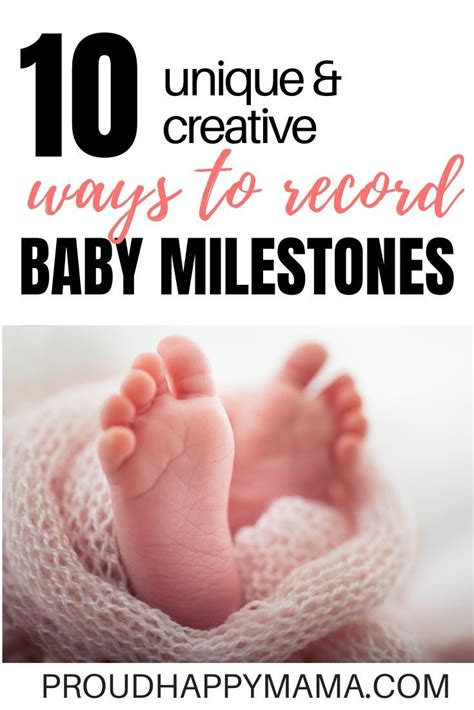 10 Unique Ways To Record Baby Milestones