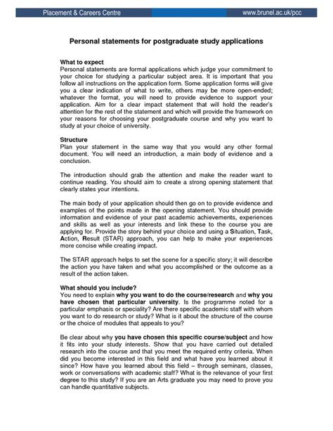 Architecture Personal Statement Personal Statement Personal