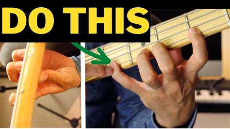 Bass Guitar Fingerstyle Technique Left And Right Hand Checklist Youtube