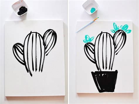 Learn how to draw a cactus with the help of our drawing lessons! Tips to draw and paint easy and simple Succulent artwork