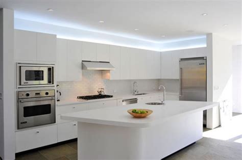 Brilliant Design Minimalist White And Chic Kitchen Rustic House With