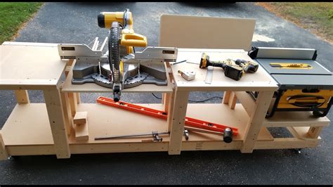 Miter Saw And Table Saw Combo Bench I Decoration Ideas