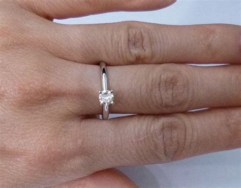 Quarter Carat Diamond Engagement Ring 025 Ct Diamond Wedding Ring