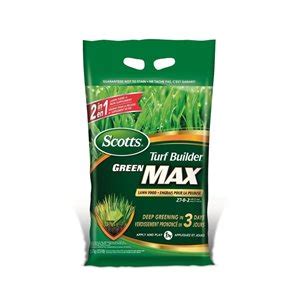 Is your lawn looking worse for wear? Scotts 12.6-lb Turf Builder Green MAX Lawn Food (27-0-2 ...