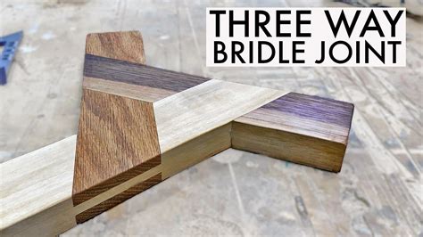 Making A Three Way Bridle Joint Youtube