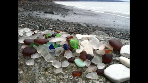 Sea Glass Hunting On Glass Beach Port Townsend Wa Youtube