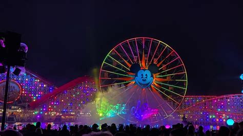 Disneys World Of Color Waterlights Show Youtube