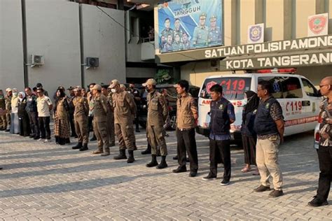 Satpol Pp Tangerang Siapkan 10350 Petugas Linmas Bantu Keamanan Tps