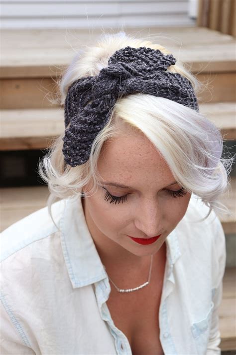 Free Pattern Pin Me Up Headband — Knitatude Knit Headband Pattern